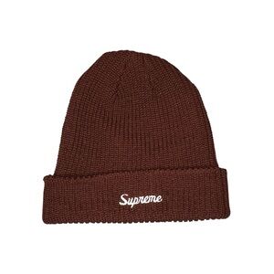 Supreme Brown Knit Beanie